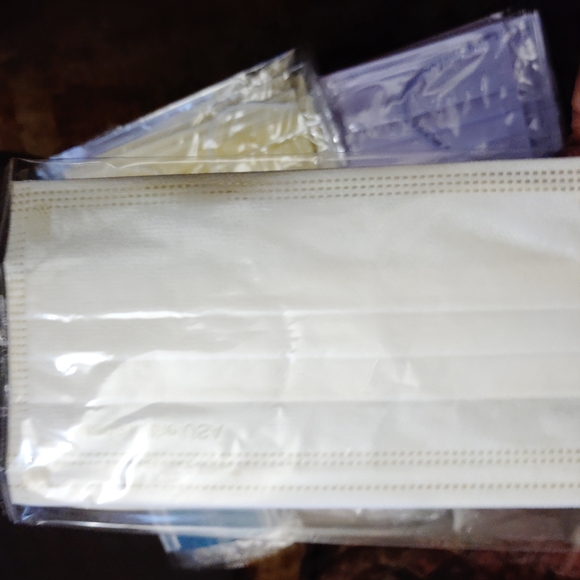 Colorful Disposable Face Masks Lot of 33 - Picture 3 of 5